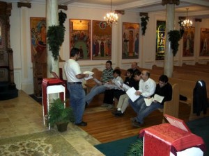 Altar Server Training & Lunch Dec 12, 2011; Christmas Decor