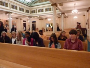 St. Thomas More Youth Group Visit Nov 6, 2011