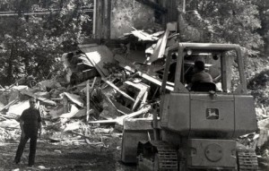 Clearing of Former Garage & Apartment, 1982